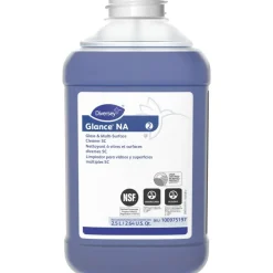 Diversey Glance Non-Ammoniated Glass & Multi-Surface Cleaner, Unscented, 2.5 L, Pack Of 2 Bottles