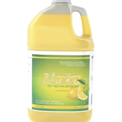 Diversey Limon Pot And Pan Detergent, Ready-To-Use/Concentrate, 128 fl oz , Lemon Fresh Scent, Case of 2 - CBD95729360
