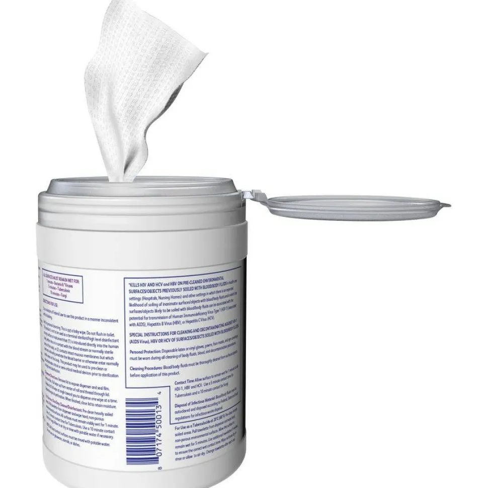 Diversey Oxivir Tb Wipes, Characteristic Scent, 6" x 7", 160 Per Pack, Case Of 12