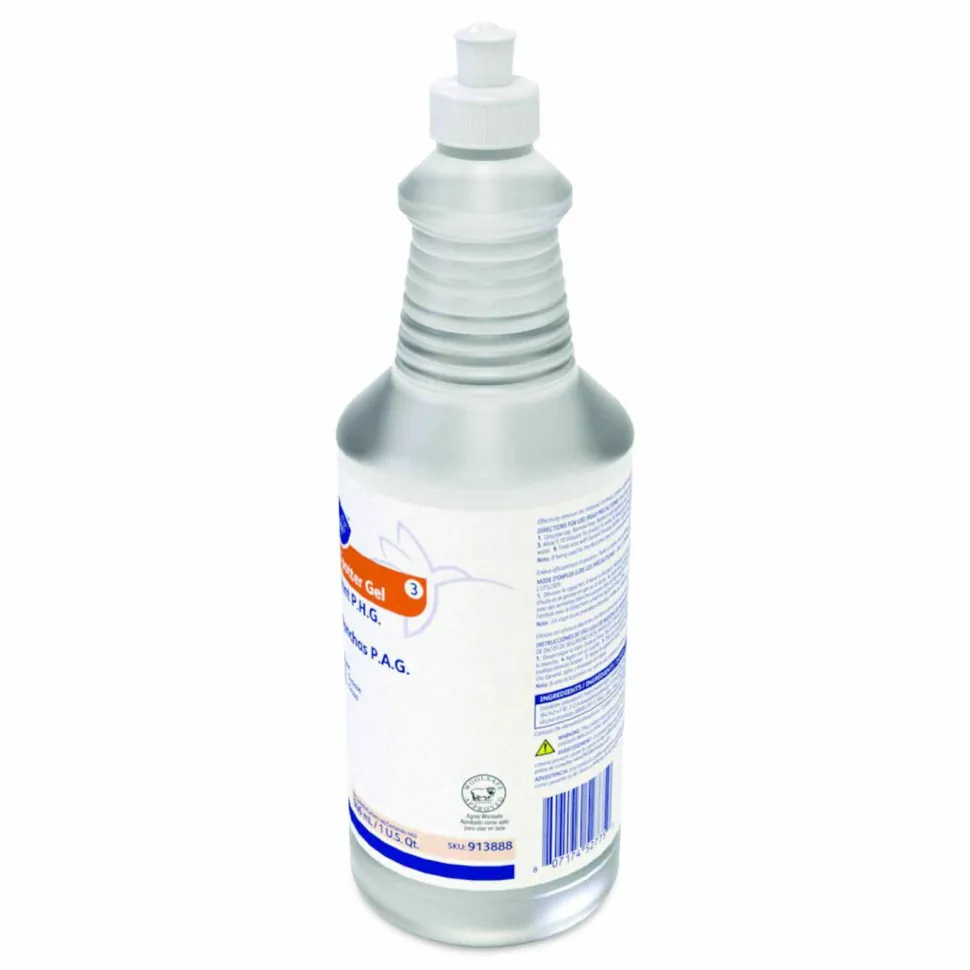 Diversey Paint, Oil and Grease Spotter Gel, Fruity Scent, 32 oz Squeeze Bottle, 6/Carton