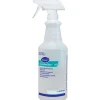 Diversey Screen-Printed Empty Bottles, Suma Pan Clean, 32 Oz, Clear, Pack Of 12 Bottles.