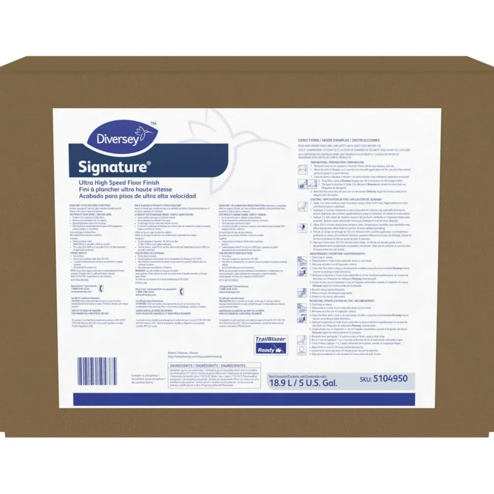 Diversey Signature UHS Floor Finish