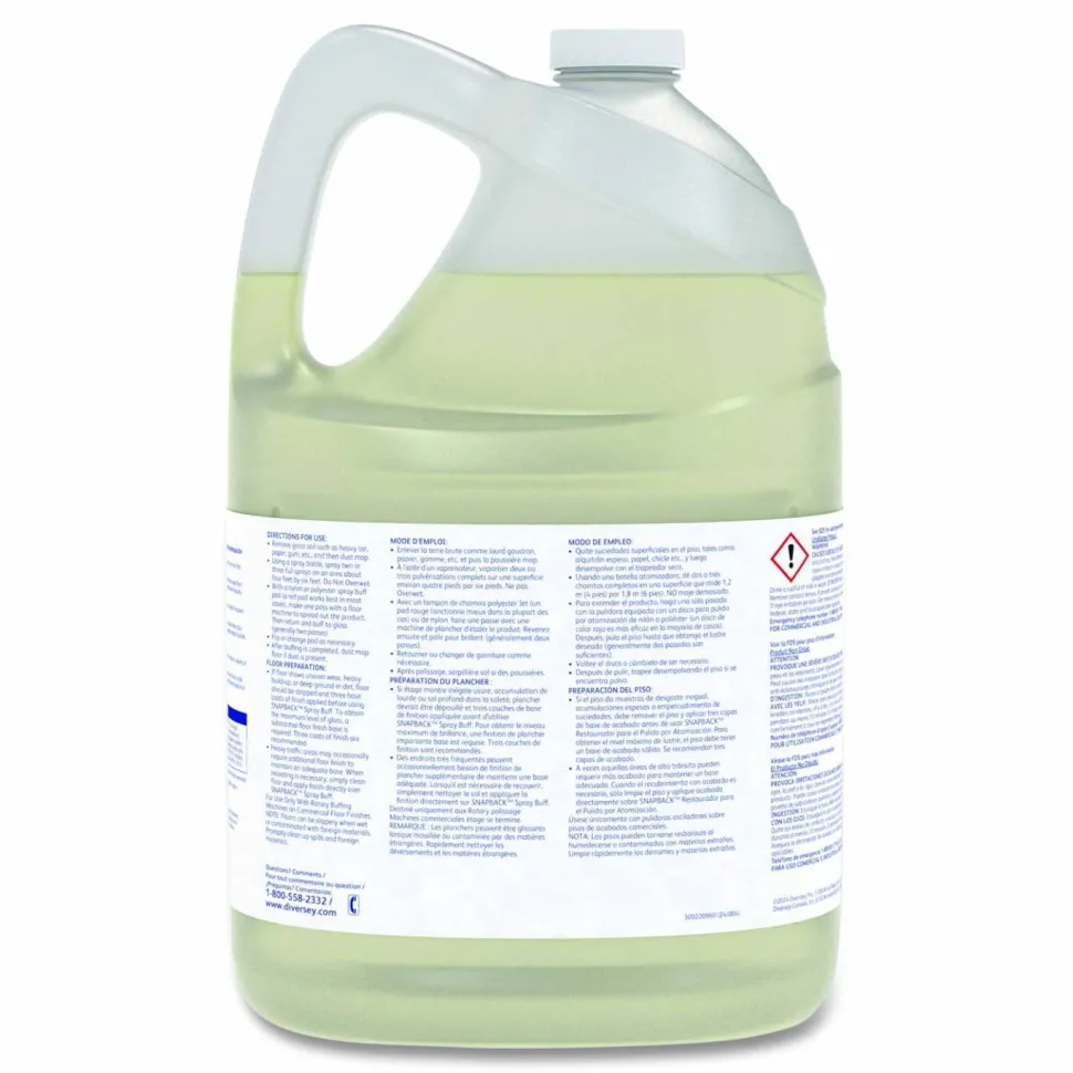 Diversey Snapback Spray Buff, 1 gal Bottle, 4 Bottles/Carton