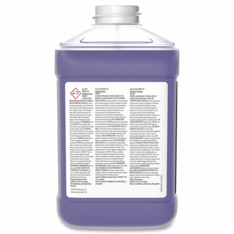 Diversey Speedball 2000 Power Cleaner and Degreaser, 2.5 L, Bottle, 2/Carton