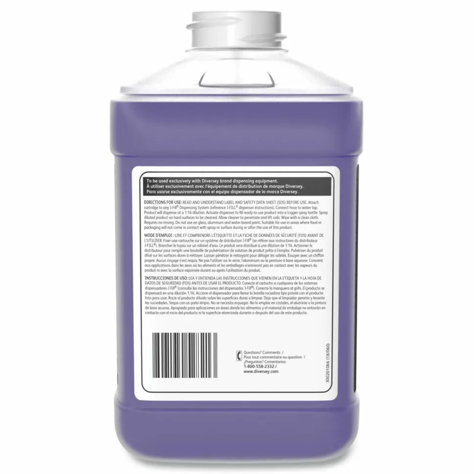 Diversey Speedball 2000 Power Cleaner and Degreaser, 2.5 L, Bottle, 2/Carton