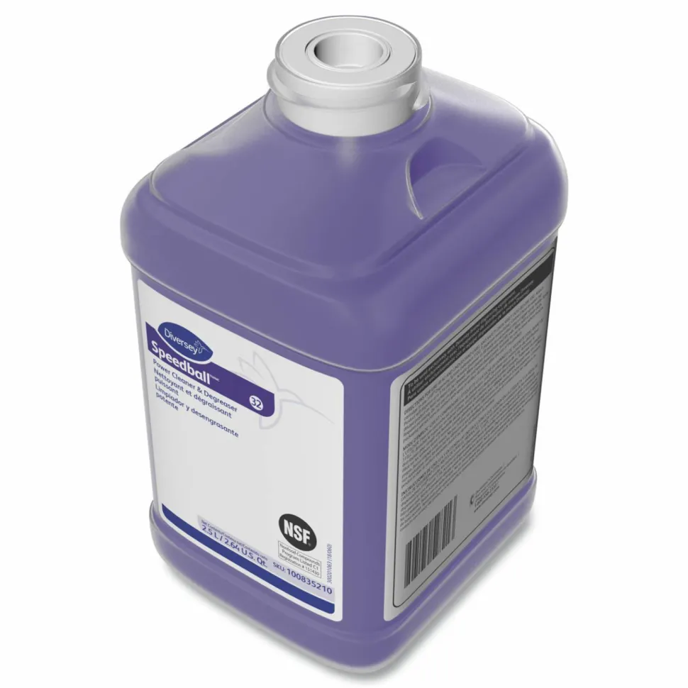 Diversey Speedball 2000 Power Cleaner and Degreaser, 2.5 L, Bottle, 2/Carton