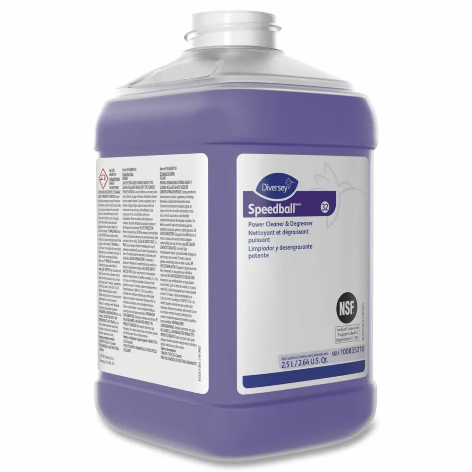 Diversey Speedball 2000 Power Cleaner and Degreaser, 2.5 L, Bottle, 2/Carton