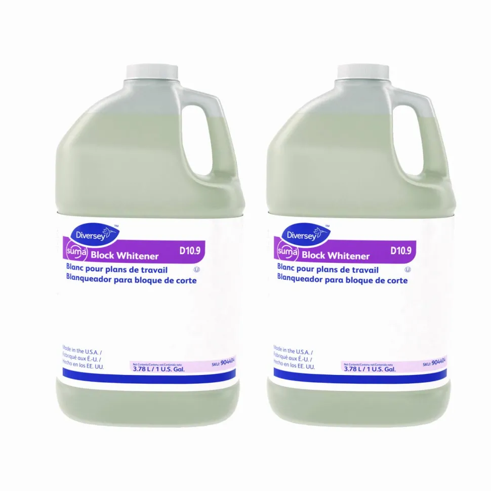 Diversey Suma Block Whitener, 1 gal Bottle, 4/Carton