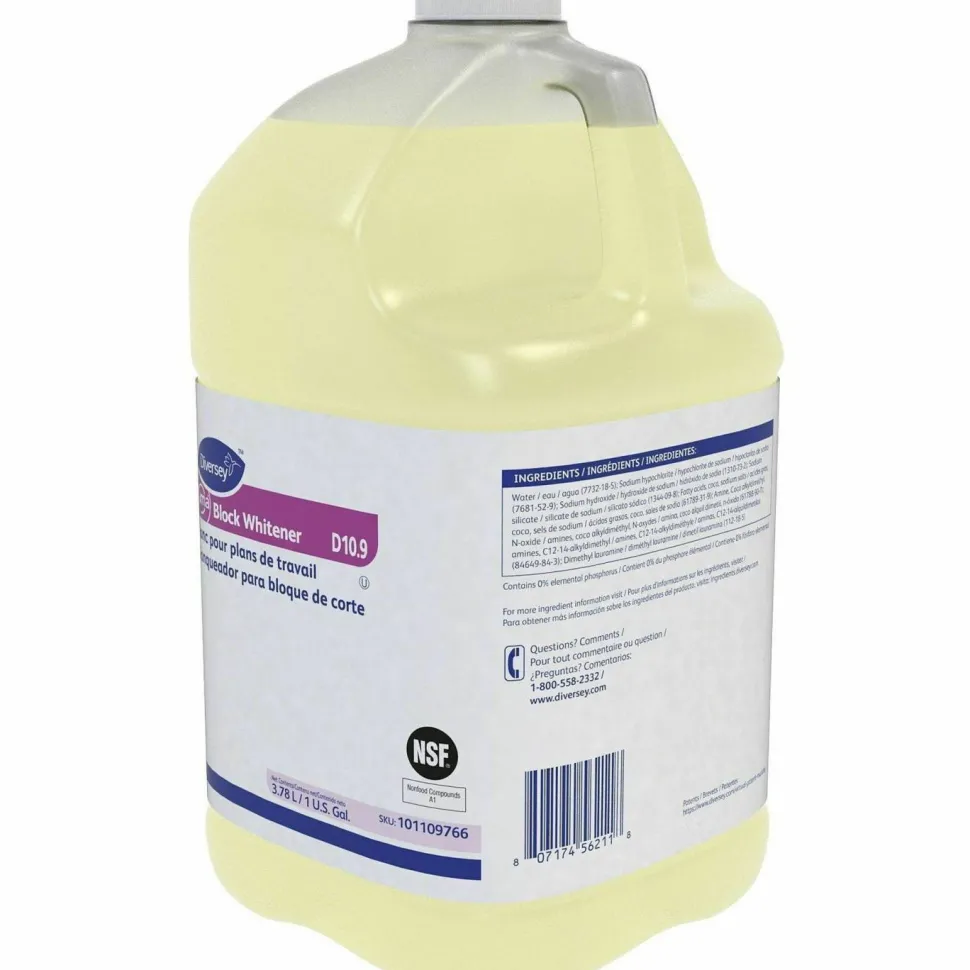 Diversey Suma Block Whitener, 1 gal Bottle, 4/Carton