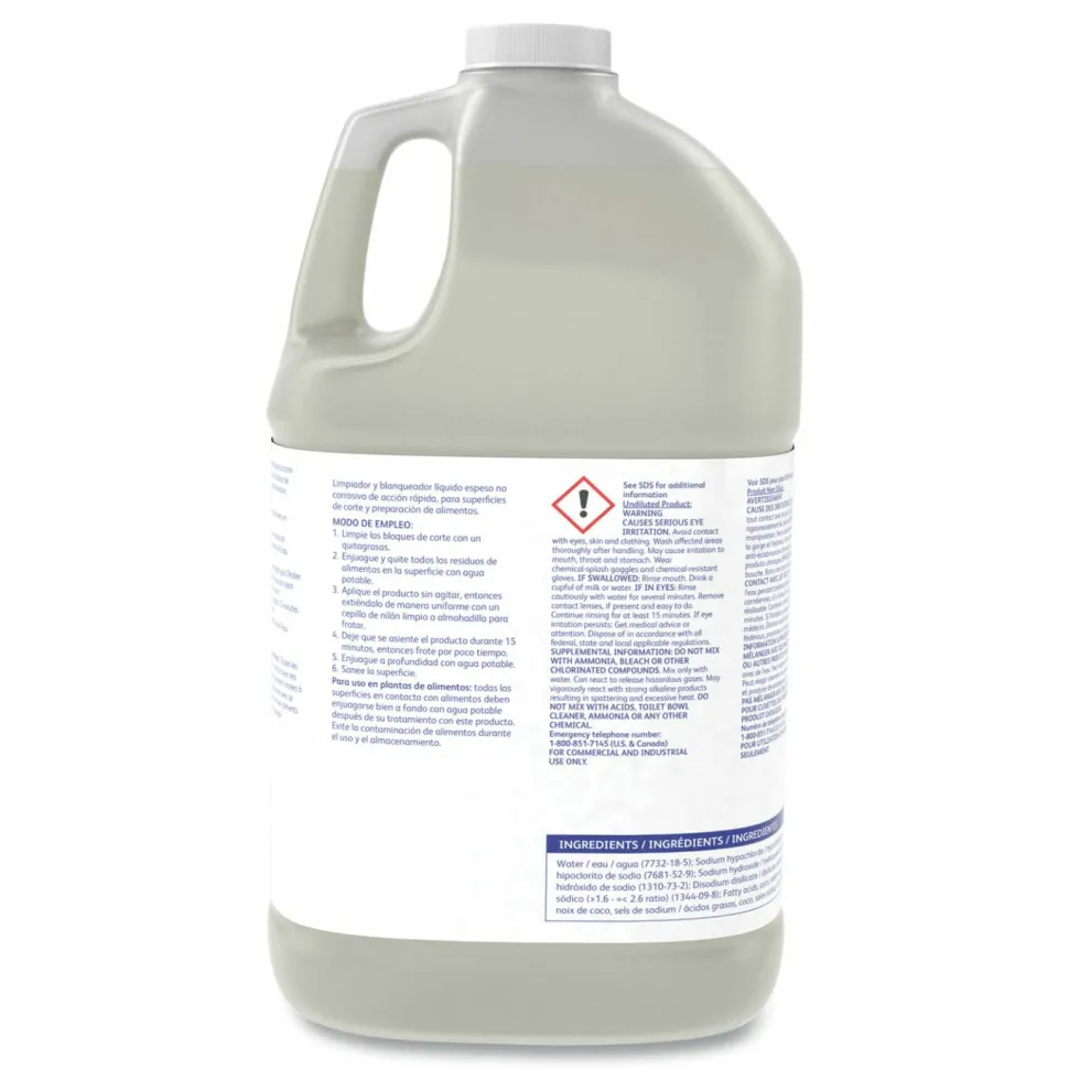 Diversey Suma Block Whitener, 1 gal Bottle, 4/Carton