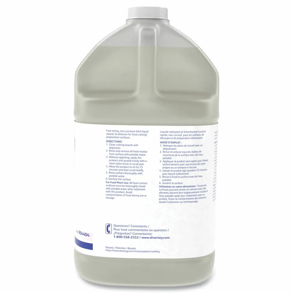 Diversey Suma Block Whitener, 1 gal Bottle, 4/Carton