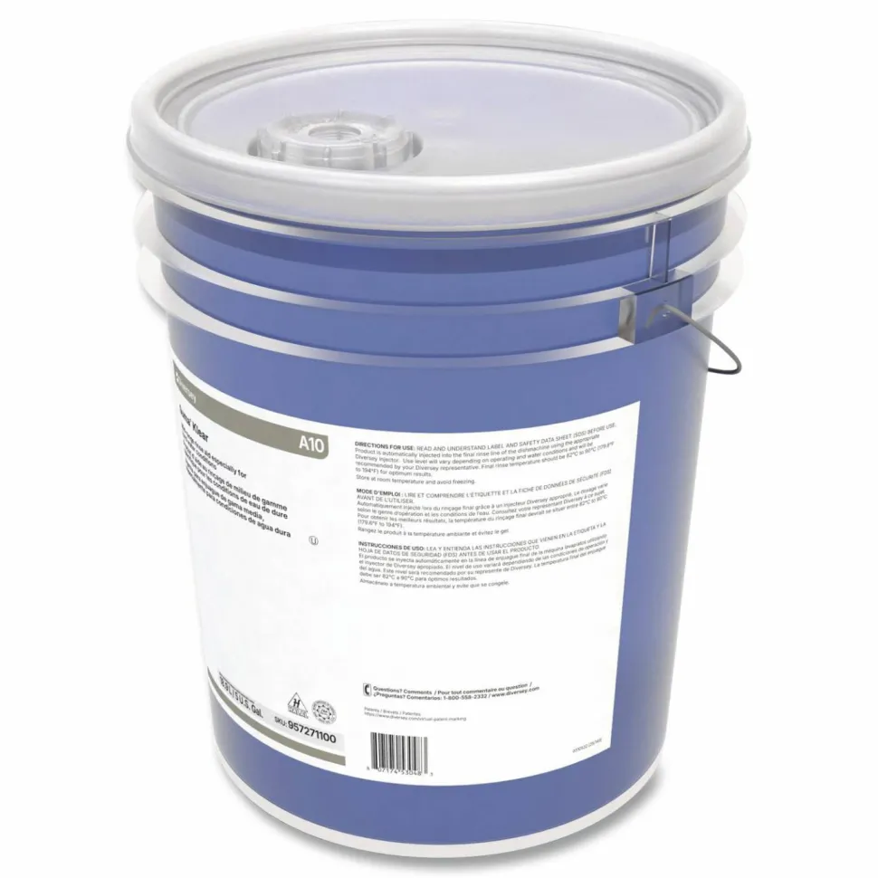 Diversey Suma Klear Rinse Aid, Liquid, 5 gal Pail