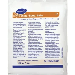 Diversey Suma Shine Portion Pak - For Utensil - 0.99 oz (0.06 lb) - White - 100/Carton - 94622384