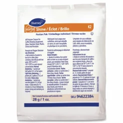 Diversey Suma Shine Portion Pak - For Utensil - 0.99 oz (0.06 lb) - White - 100/Carton - 94622384