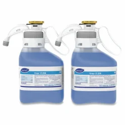 Diversey Virex II 256 One-Step Disinfectant Cleaner Deodorant, Mint Scent, 1.4 L SmartDose, 2/Carton