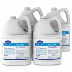 Diversey Virex II 256 One-Step Disinfectant Cleaner Deodorant, Mint Scent, 1 gal, 4 Bottles/CT