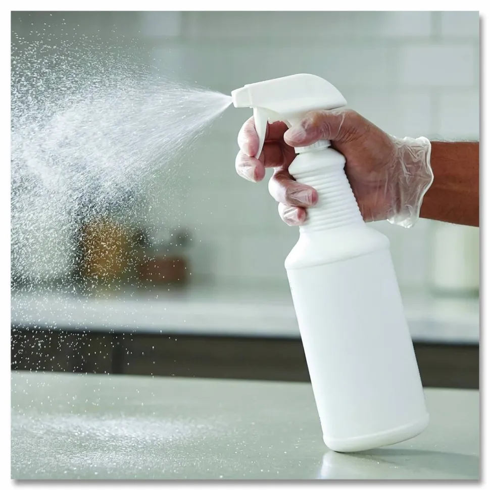 Diversey Water Only Spray Bottle, 32 oz, White, 12/Carton