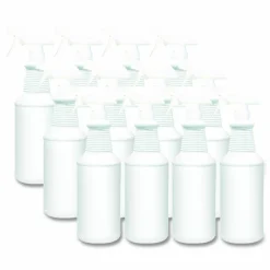 Diversey Water Only Spray Bottle, 32 oz, White, 12/Carton