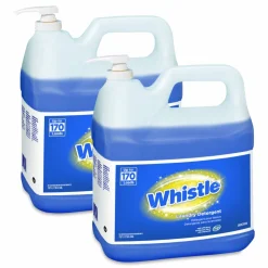 Diversey Whistle Laundry Detergent (HE), Floral Scent, 2 gal Bottle, 2/Carton