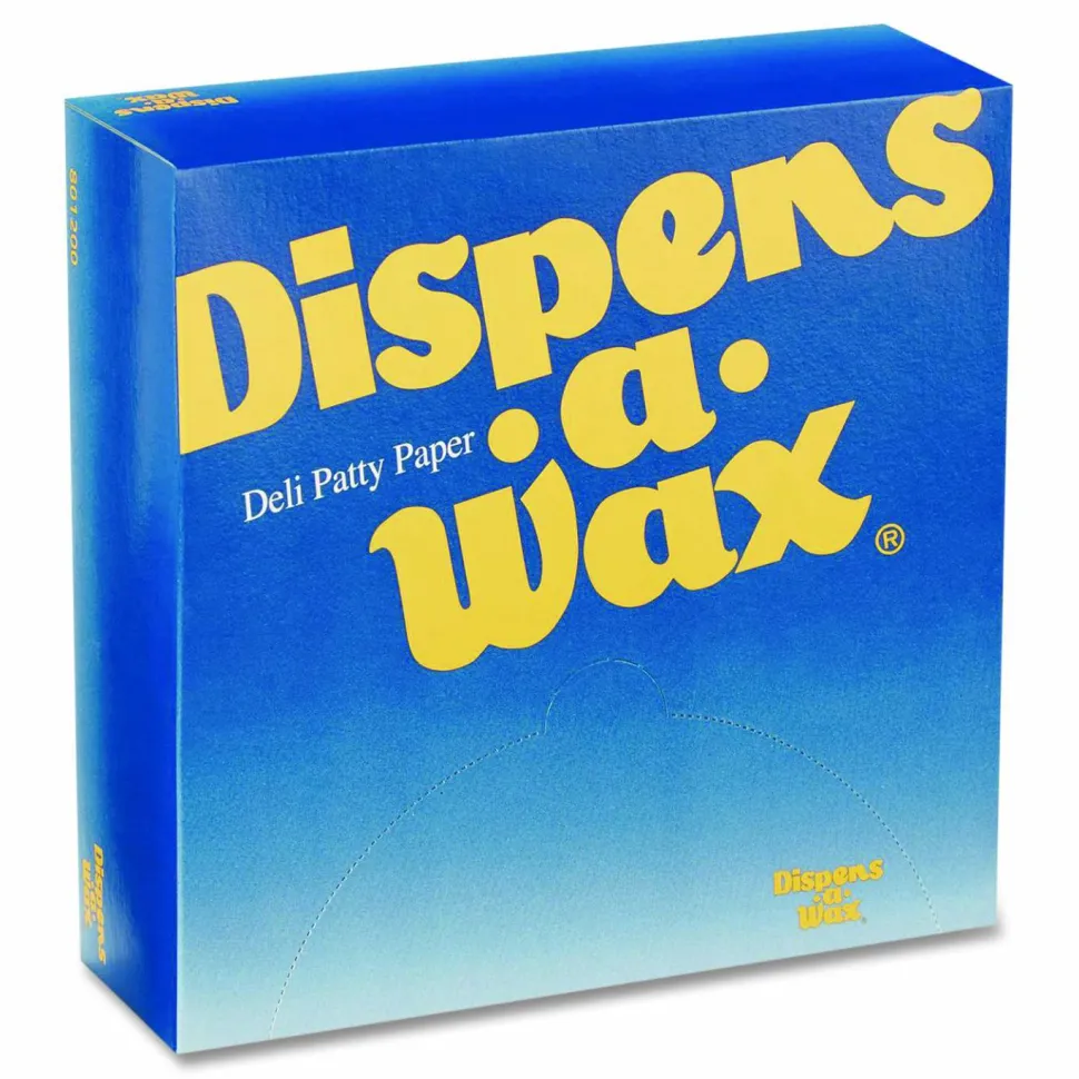 Dixie Dispens-A-Wax Waxed Deli Patty Paper, 6 x 6, 1,000/Box, 10 Boxes/Carton