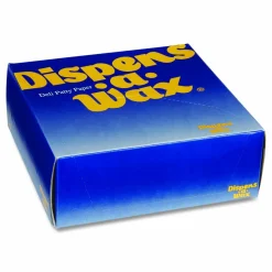 Dixie Dispens-A-Wax Waxed Deli Patty Paper, 5.5 x 5.5, 1,000/Box, 24 Boxes/Carton