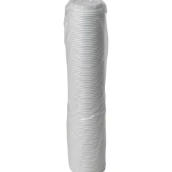 Dixie Dome Drink-Thru Lids, Fits 10 oz to 16 oz Hot Cups, Plastic, White, 1,000/Carton