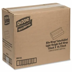 Dixie Dry Wax Light Weight Deli Paper, 15.12 x 10.75, 500/Pack, 12 Packs/Carton