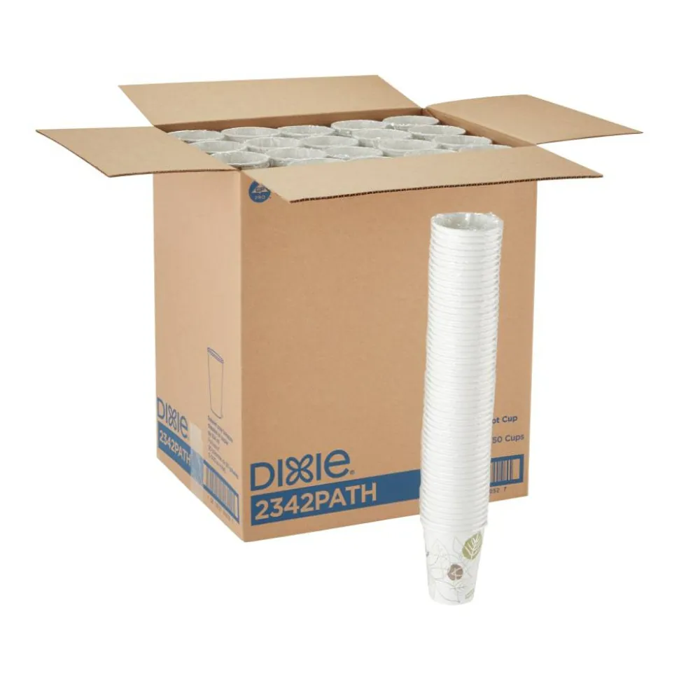 Dixie Pathways 12 oz Paper Hot Cups By GP Pro