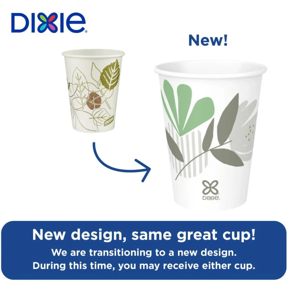 Dixie Pathways 12 oz Paper Hot Cups By GP Pro