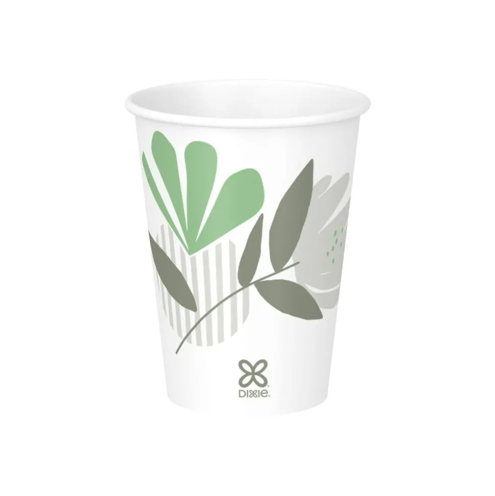 Dixie Pathways 12 oz Paper Hot Cups By GP Pro