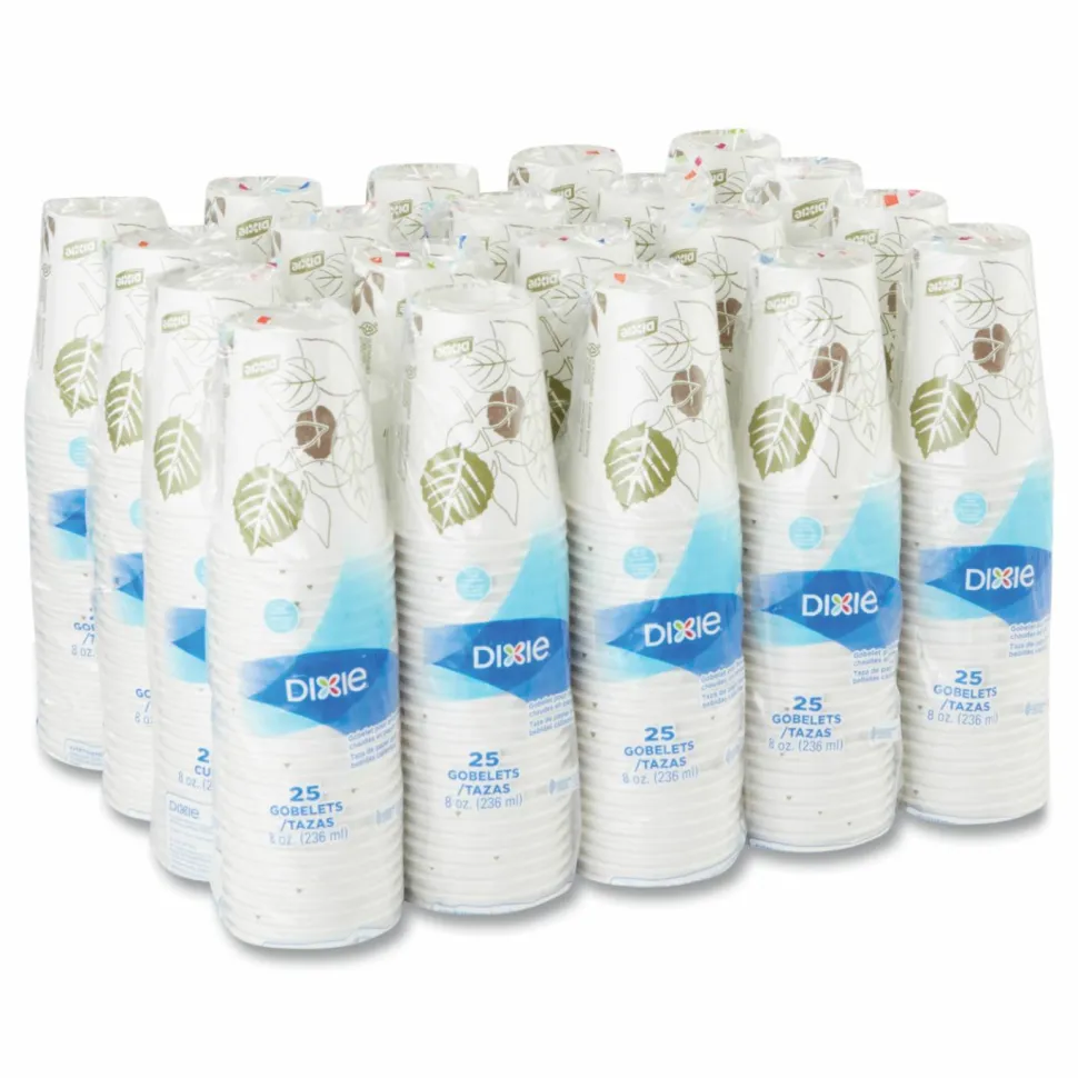 Dixie Pathways 8 oz Paper Hot Cups By GP Pro
