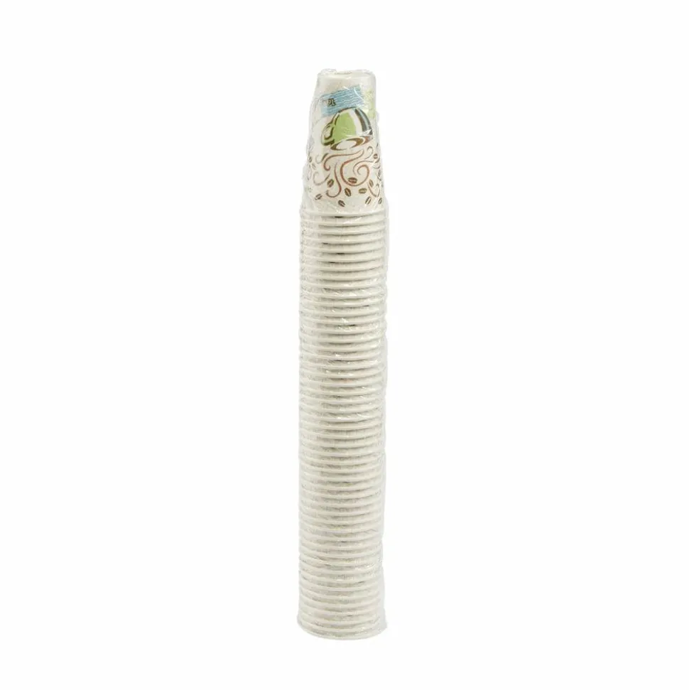 Dixie PerfecTouch 16 oz Insulated Paper Hot Coffee Cups by GP Pro