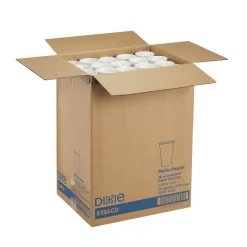 Dixie PerfecTouch 16 oz Insulated Paper Hot Coffee Cups by GP Pro