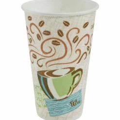 Dixie PerfecTouch 16 oz Insulated Paper Hot Coffee Cups by GP Pro