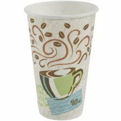 Dixie PerfecTouch 16 oz Insulated Paper Hot Coffee Cups by GP Pro