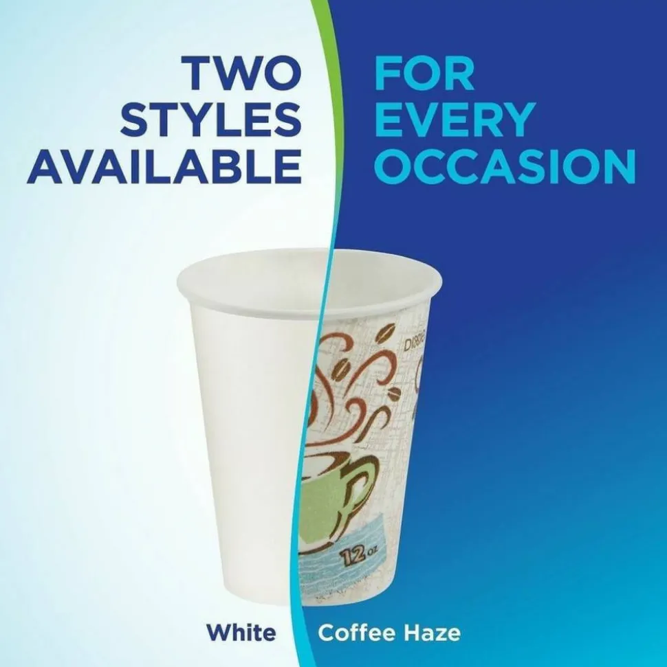 Dixie PerfecTouch 16 oz Insulated Paper Hot Coffee Cups by GP Pro