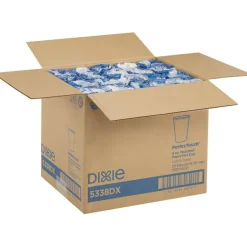 Dixie PerfecTouch 8 oz Insulated Paper Hot Coffee Cups by GP Pro
