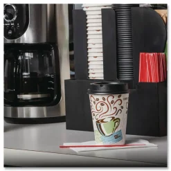 Dixie PerfecTouch 12 oz Insulated Paper Hot Coffee Cups by GP Pro