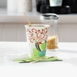 Dixie PerfecTouch 12 oz Insulated Paper Hot Coffee Cups by GP Pro