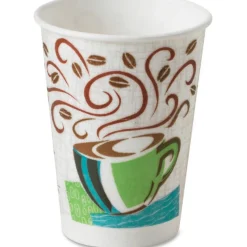 Dixie PerfecTouch 16 oz Insulated Paper Hot Coffee Cups by GP Pro