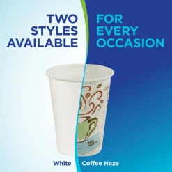 Dixie PerfecTouch by GP PRO Hot Cups, 12 Oz, Pack Of 25 Cups