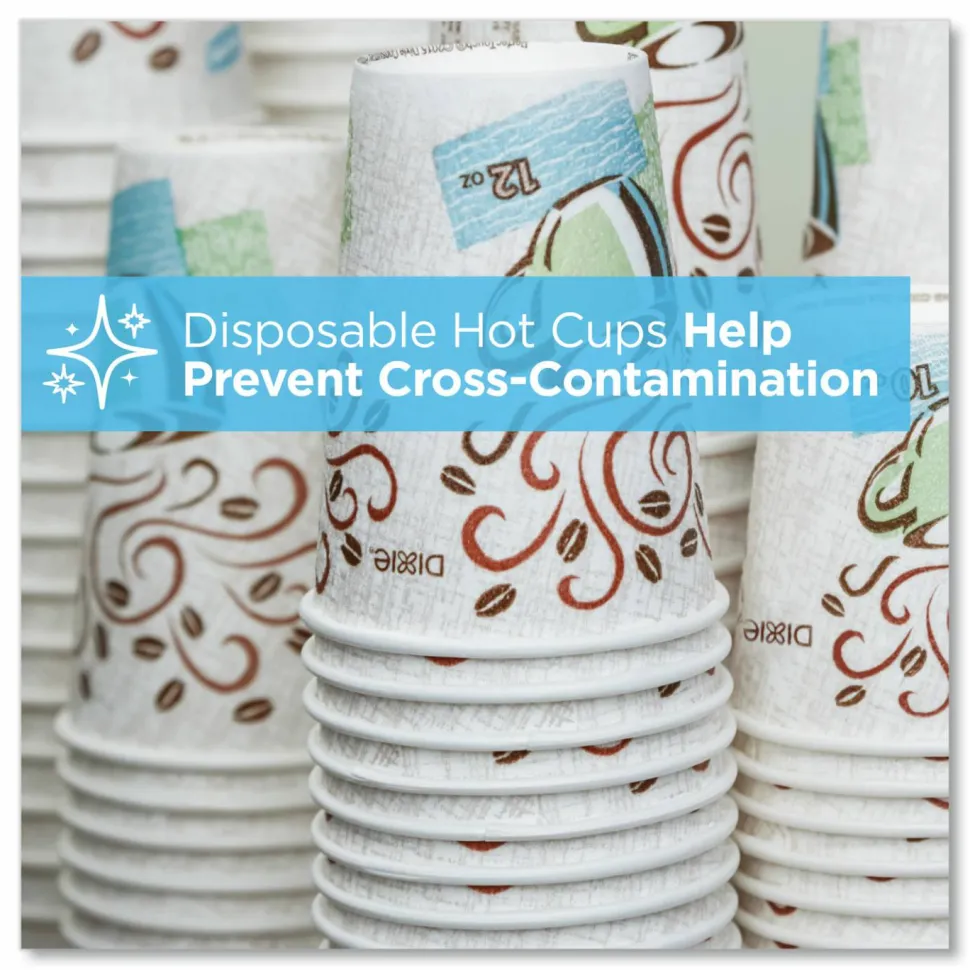 Dixie PerfecTouch by GP PRO Hot Cups, 8 Oz, Box Of 1,000 Cups