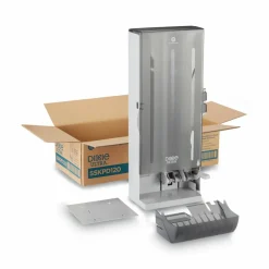 Dixie SmartStock Dining Utensil Dispenser, Holds 120 Knives, 10 x 8.78 x 24.75, Smoke