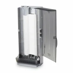 Dixie SmartStock Dining Utensil Dispenser, Holds 120 Forks, 10 x 8.78 x 24.75, Smoke