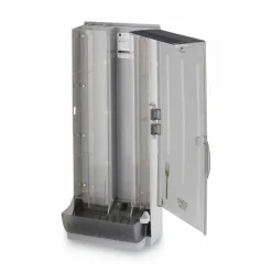 Dixie SmartStock Dining Utensil Dispenser, Holds 120 Forks, 10 x 8.78 x 24.75, Smoke