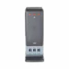 Dixie SmartStock Tri-Tower Dispenser, Holds Forks/Knives/Spoons, 13.16 x 16.07 x 31.03, Black/Gray