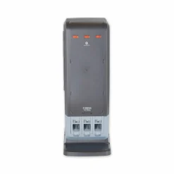 Dixie SmartStock Tri-Tower Dispenser, Holds Forks/Knives/Spoons, 13.16 x 16.07 x 31.03, Black/Gray
