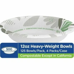 Dixie Ultra Heavyweight Paper Bowls, 12 Oz, Case Of 125