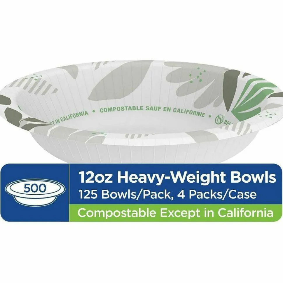 Dixie Ultra Heavyweight Paper Bowls, 12 Oz, Case Of 125