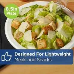 Dixie Basic Light-Weight Paper Plates, 8 1/2
